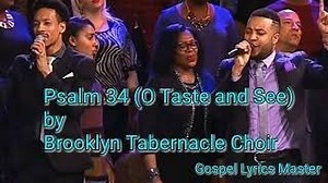 Brooklyn Tabernacle Choir- Psalm 34 Chords (Lyrics) - ChordU
