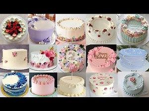 Simple Easy Round Cake Designs | Beautiful Cake Decorating Ideas for Beginners