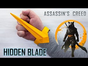 Crafting the Assassin's Creed Hidden Blade - How to Make Hidden Blade with Paper Easy