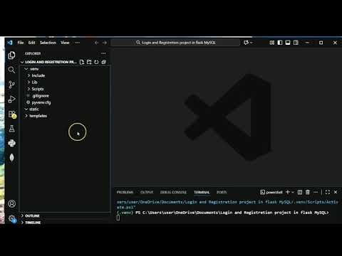 How to create a project structure in visual studio code