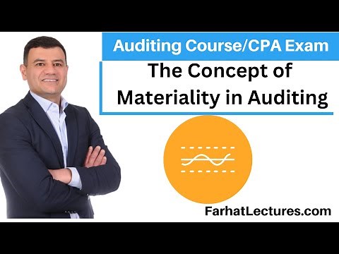 Materiality In Auditing. Auditing Course | CPA Exam AUD