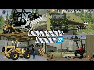 Genug - ein FORSTWIRT rastet aus! 😑💥🌲 Spektakulärer 35m LANGHOLZTRANSPORT!💪🚛💨|[LS22] - Timelapse #35