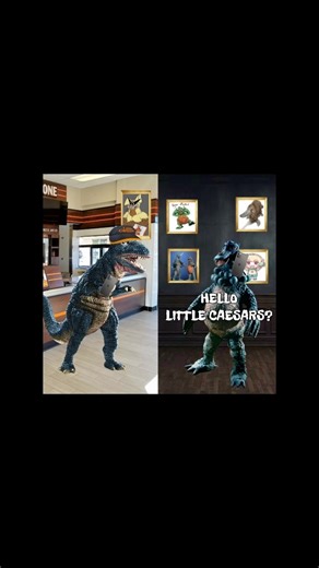 HELLO LITTLE CAESARS? #liveking #gorosaurus