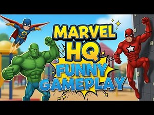 Marvel HQ Superhero Game | Funny & Action Gameplay for Kids