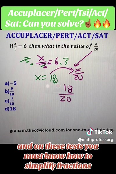 Master Accuplacer Math with Professor G's Guidance