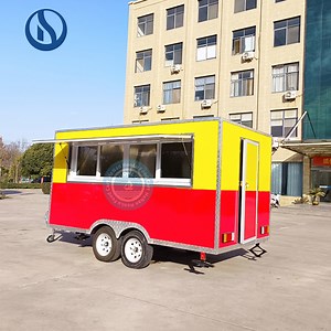 [Hot Item] Manufacture Ice Cream 18FT Camper Trailer Commercial High Quality Accept Custom Kiosk