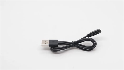USB Magnetic Pogo Pin Charger 7.62mm 2Pin Smartwatch Charging Cable for W67 X86 X8 T92 FM18 X18 A10 A20 X6 S888 Z36 Data Cable