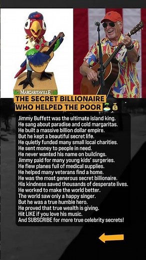 Jimmy Buffett's Secret Life Of Charity