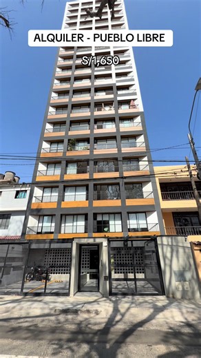 ALQUILER EN PUEBLO LIBRE, 1 DORMITORIO S/1,650 Av. del Rio, a dos cuadras de la Av. Brasil o una cuadra de la Av. Bolivar. 35 m2 / piso 6 No tiene cochera No mascotita Requisitos y condiciones: 3 últimas boletas Certificado único laboral Reporte tributario para terceros 2 garantía / 1 mes adelantado No antecedentes negativos Sustentar ingresos Estar bien reportado en Infocorp ALQUILER S/1,650 MANTENIMIENTO S/ 175 aprox incluye consumo de agua AGENDAR VISITA AL 👇🏼 918 / 987 / 473 #limaperu🇵🇪 