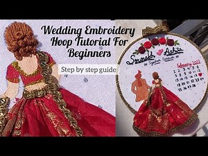 Beginners Embroidery Hoop making tutorial. #craft #diy #embroideryhoop