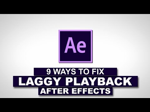 SOLVED - 9 ways To Fix After Effects Playback Lag Permanently | Fix slow Preview