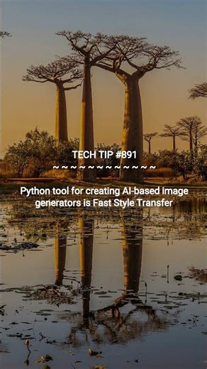 AI-Based Image Generators with Fast Style Transfer :: 2025-09-23 #shorts #TechTips #dotKey