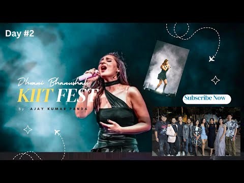 KIIT Fest 8.0 Day 2 |♥️Dhvani Bhanushali Live Concert & Crazy Fun with Friends!✨🫂