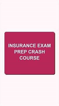 Actual Insurance Exam: Crash Course (A+ Prep Guide)