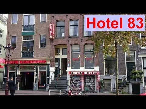 Hotel 83 in Amsterdam's Red Light District (actual video & review)