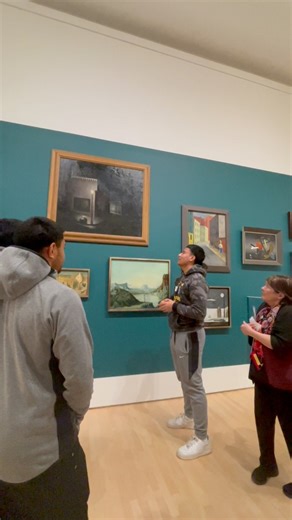 It was a beautiful day in downtown San Francisco when Serra’s ceramics and art classes toured the San Francisco Museum of Modern Art, or SF MOMA, the first museum on the West Coast that dedicated strictly 20th Century art.Students took docent-led tours to see the artwork that is also being studied in their art classrooms at Serra. With its internationally recognized collection of modern and contemporary art, students were able to analyze the exhibits with their docent and comment on it as a grou