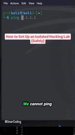 CyberShield | Online Education • Hacking & CyberSecurity 🔑 on Instagram: "Want to learn hacking without breaking the law? This is how ethical hackers set up an isolated hacking lab to practice safely — no internet exposure, no real victims, no legal trouble. If you’re serious about cybersecurity, this is step one. ⚠️ Practice only in environments you own or have permission to test. #ethicalhacking #cybersecurityawarenessmonth #hackinglab #pentesting #infosec #cyberawareness #learncyber #digital