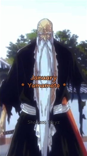 Your birth month your old age character #anime #foryou #animeshorts #shorts #viral