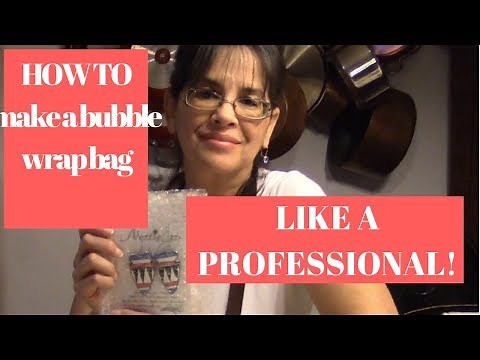 How to make a bag using bubble wrap and a vacuum sealer.