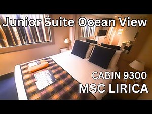MSC LIRICA - cabin 9300 tour - Junior Suite Ocean View