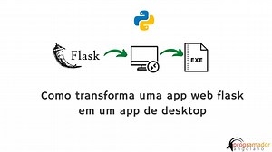 Aplicativo de desktop Flask python