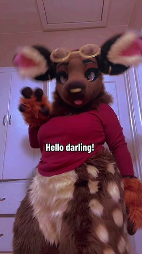 Enormous Deer Fursuit Transformation