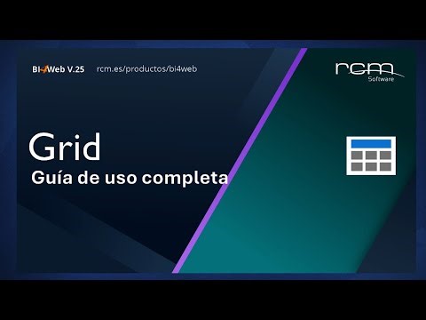 Cómo crear un Grid en BI4Web: tutorial paso a paso.