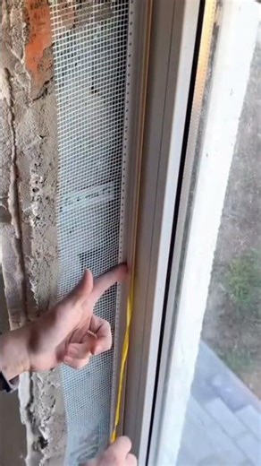 Installing a DIY window mosquito net is so easy with this simple stick-on method!