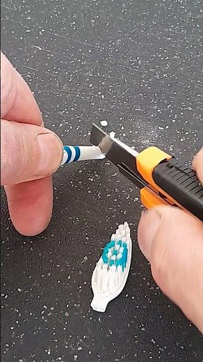 DIY Crochet Hook From a Toothbrush #diy