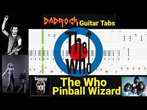 Pinball Wizard - The Who - Guitar + Bass TABS Lesson