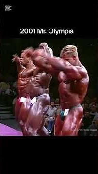 THE 2001 MR OLYMPIA RONNIE COLEMAN ,JAY CUTLER , KEVIN LEVRON ,CHRIS,SHAWN R, THE GOLDEN ERROR