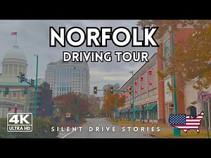 Driving Around Norfolk, Virginia 🇺🇸 | Real City Life in 4K | No Talking