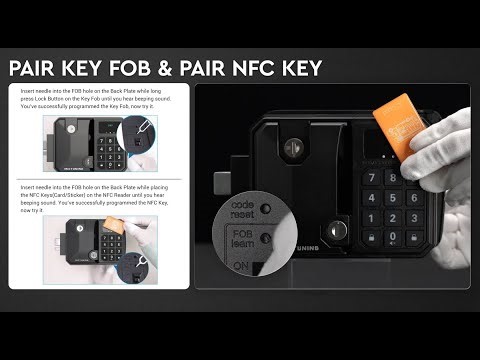 MICTUNING RL100 Keyless RV Door Lock Password Pairing Tutorial