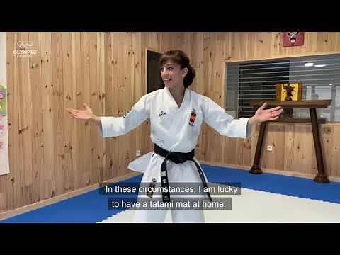Sandra Sánchez. Training Home workout (Karate)