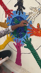 2.3M views · 37K reactions | Creative use of plastic bottle cap - Recycle art #bottlecap #creative | Wow Decoration | Facebook