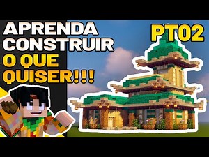 COMO se TORNAR um CONSTRUTOR PROFISSIONAL (Passo a Passo) - MINECRAFT TUTORIAL PARTE 02 -