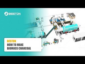 Beston Biomass Charcoal Making Process 3D Animation Demonstration