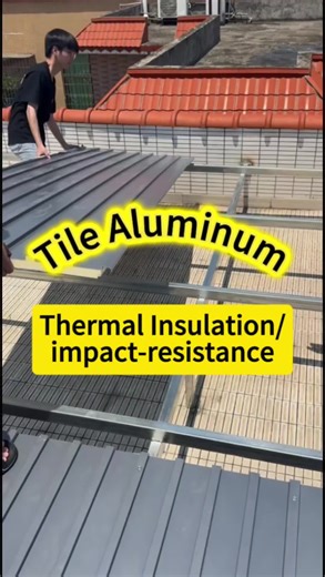 Durable Aluminum Insulation for Roofs and Canopies