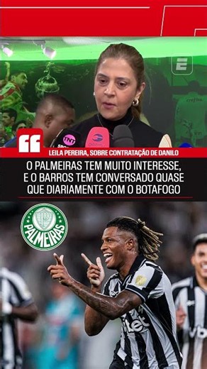PALMEIRAS REALLY WANTS DANILO AND LEILA PEREIRA CONFIRMS NEGOTIATIONS! 👀🐷🚨🚨