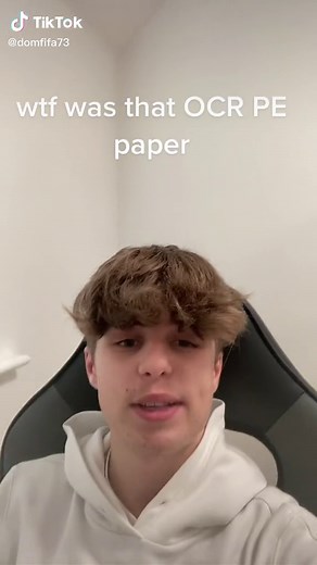 OCR PE A Level Exam Review and Reaction