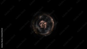 Exploding star (With Rotation) I have many space explosions in my portfolio, and most of them have many versions: 4K, full frame, zoomed-in, and with rotation.