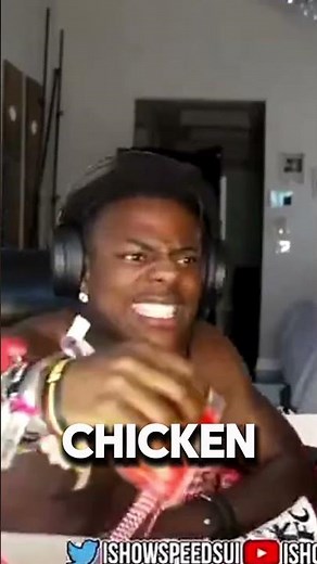 KFC sent IShowSpeed a QR code with free fried chicken for life 🤯