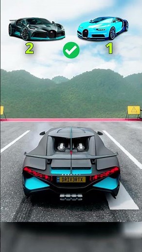 Bugatti Divo VS Bugatti Chiron