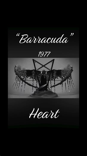 “ barracuda” is a song by American rock band “Heart” released in 1977 on the third studio album Little queen and was released as the albums lead single the song peaked that number 11 on the billboard hot 100 barracuda was named 34th best hard rock song of all time by VH1 in 2009 . #heart #fyp #70s #barracuda #rock