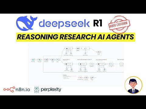 n8n tutorial: Building AI Research Agents with Advanced Reasoning: DeepSeek R1 + Perplexity