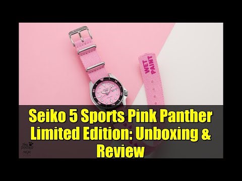Seiko 5 Sports Pink Panther Limited Edition: Unboxing & Review | 38mm SKX Series