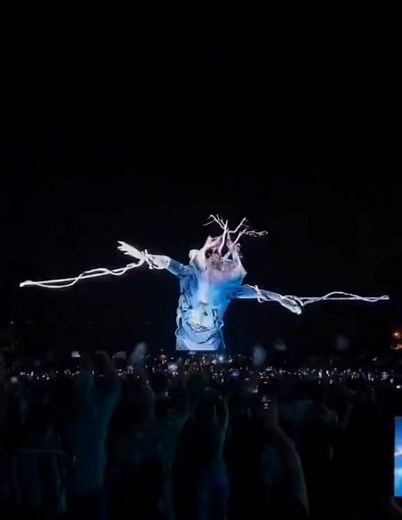 Live Stage Effects: Medusa DJ Set Remix with Pink Floyd Didgeridoo