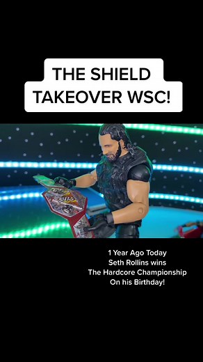 1 Year Ago Today: Seth Rollins Birthday Hardcore Championship Win!