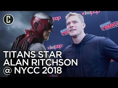 Alan Ritchson talks Titans, Hawk & Dove, The DC Universe & more @ NYCC 2018