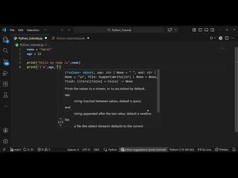 Python Tutorial #3 | Store Different Types of Data in Variables using Python | ‪@PythonWithHarsh‬
